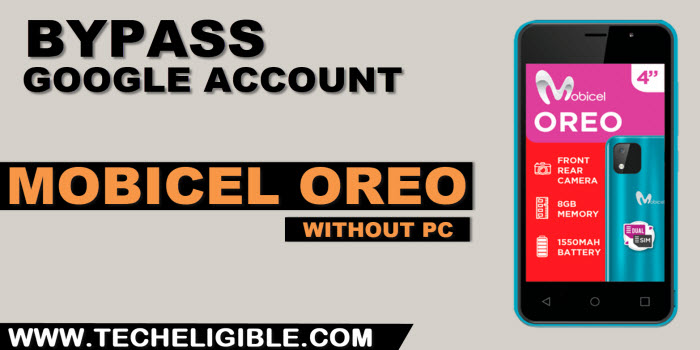 how to bypass frp account Mobicel Oreo without pc