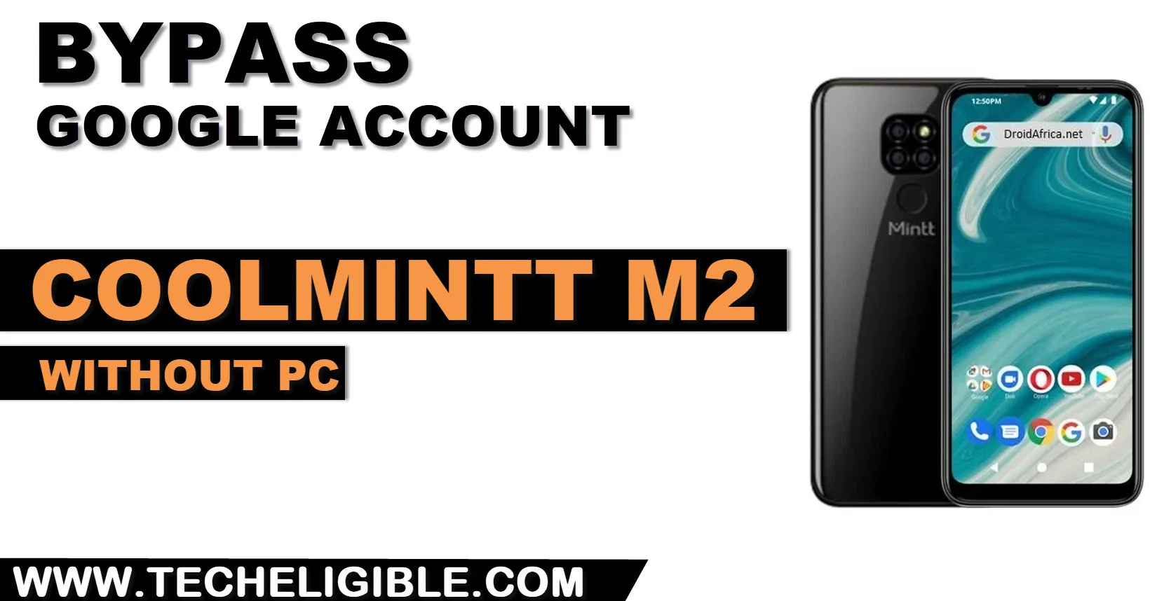 how to remove frp account Coolmintt M2 without pc